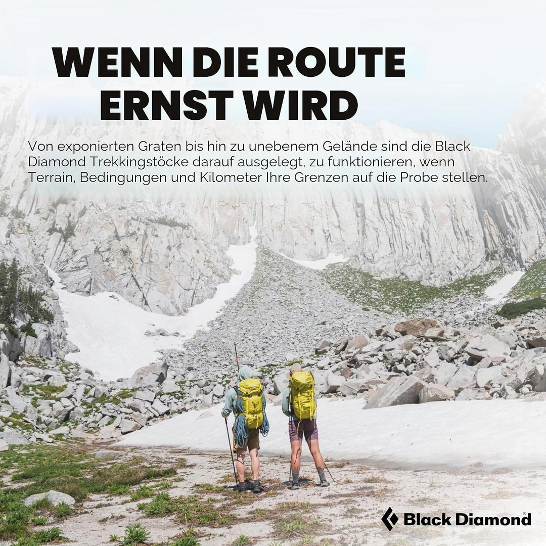Black Diamond Damen Distance Carbon Z Wanderstöcke Wüstenhimmel 125 cm, Wüstenhimmel 125 cm
