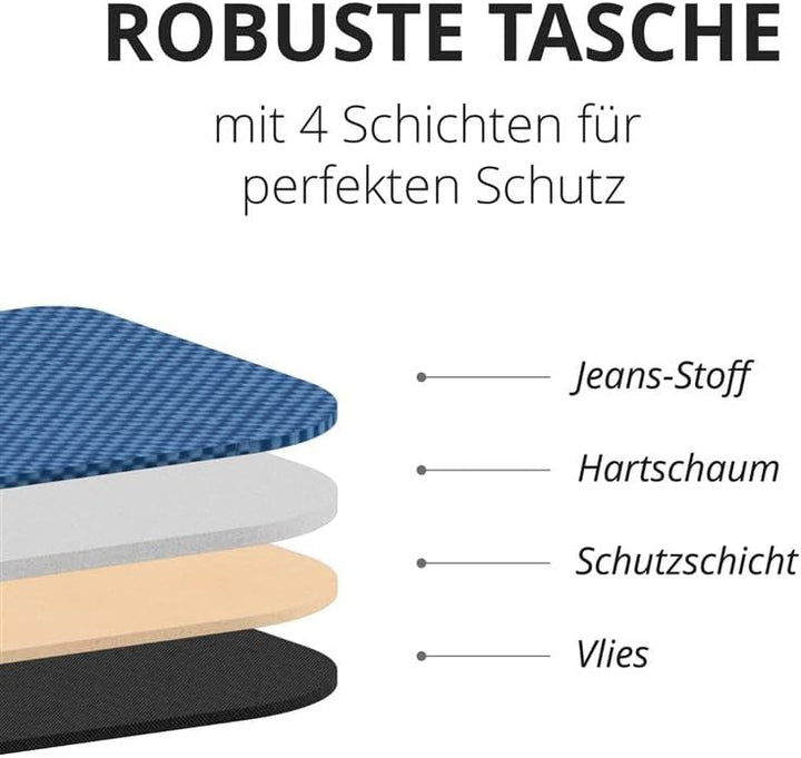 Casio FX 991DE X Schulrechner mit CalcCase Schutztasche, Wissenschaftlicher Taschenrechner – ideal f