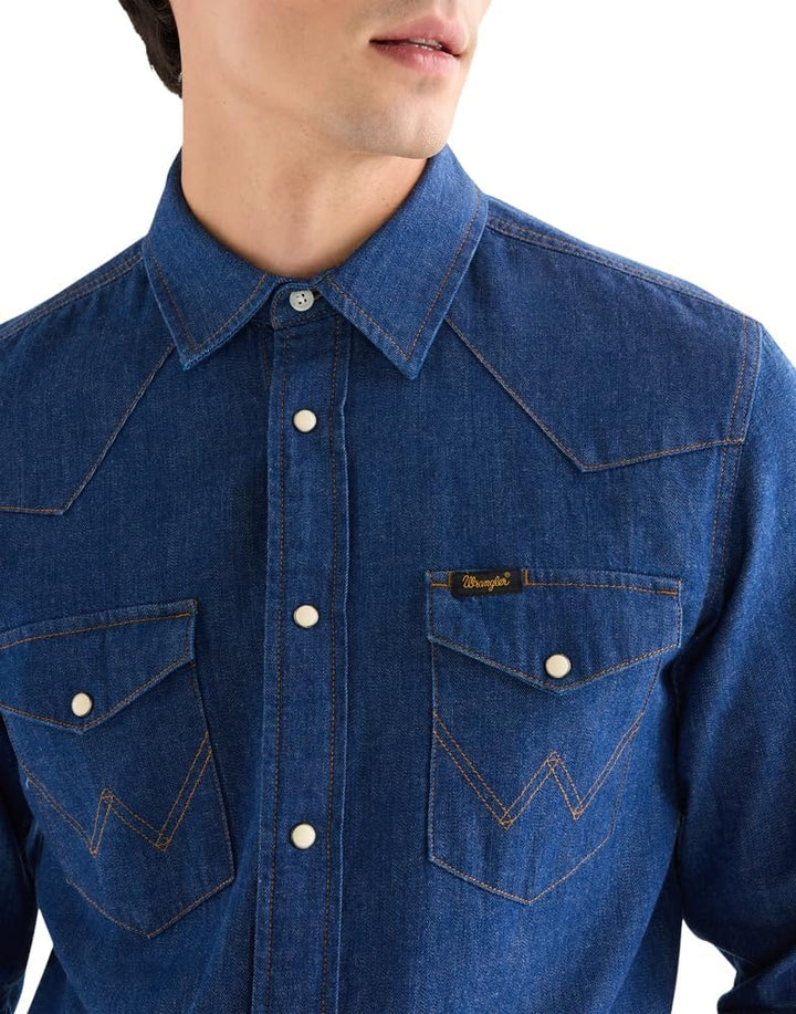 Wrangler Herren Western Shirt Shirt S Caroline Creek, S Caroline Creek