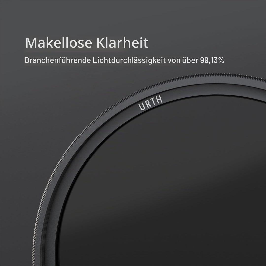 Urth 39 mm UV Filter (Plus+) 39 mm Schwarz, 39 mm Schwarz