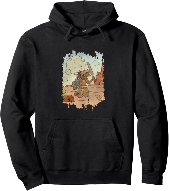 Aztec Jaguar Warrior Maya Inka Pullover Hoodie