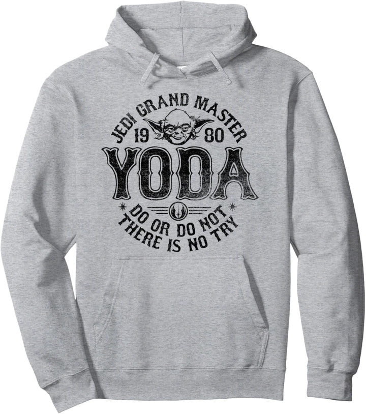 Star Wars Yoda Jedi Grand Master Circle Text Pullover Hoodie