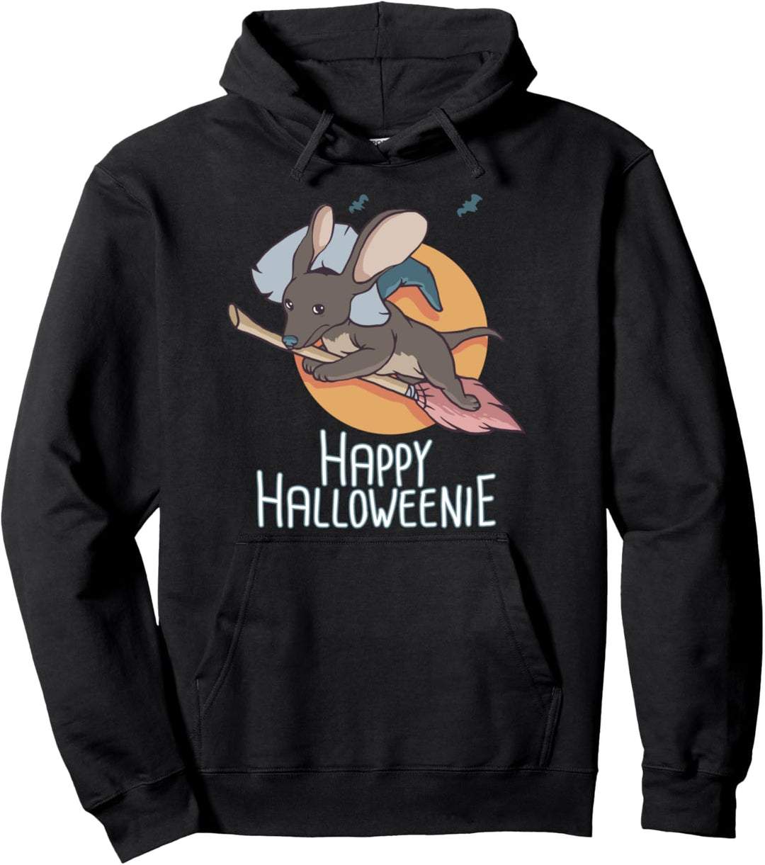 Happy Halloweenie Dachshund Dackel Hund Hexe Halloween Pullover Hoodie