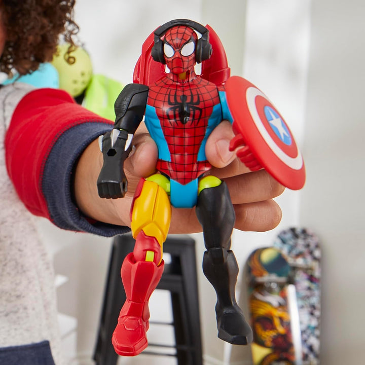 MixMashers Marvel Spider-Man Mix-and-Match Action-Figur & Accessoires, Spider-Man