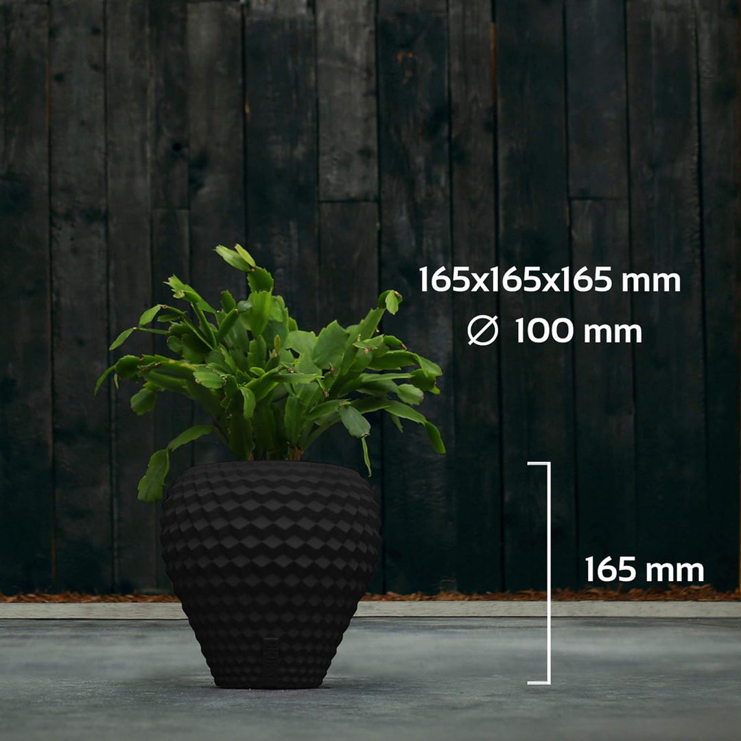 CONCRETTE Blumentopf Blumenkübel Zement-Pflanzkübel Übertopf aus Beton Cone Ø 10 cm | 17 Farben 16x1