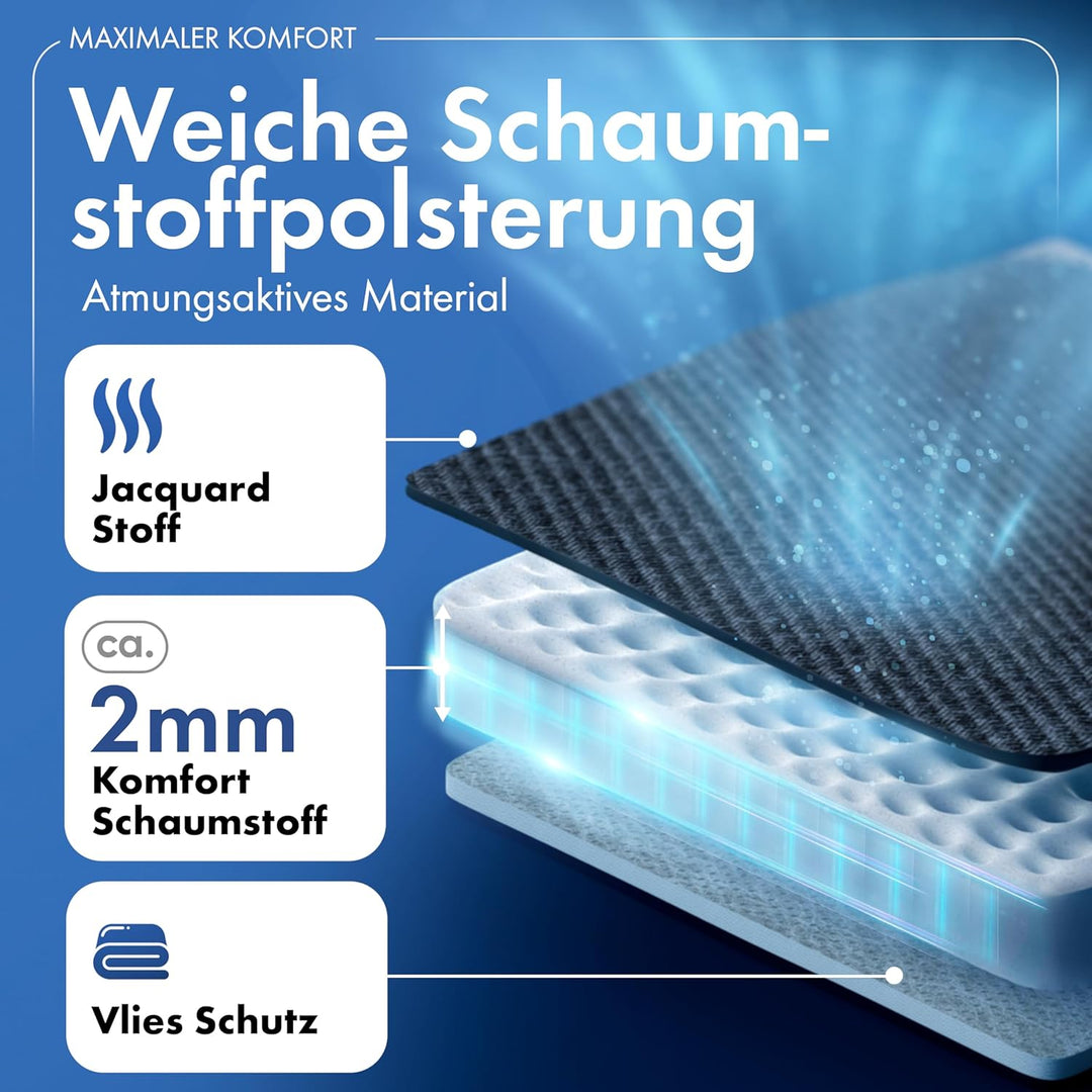 Walser Transporter Sitzbezüge Auto kompatibel mit Ford Transit, Einzelsitz Armlehne innen/Doppelbank