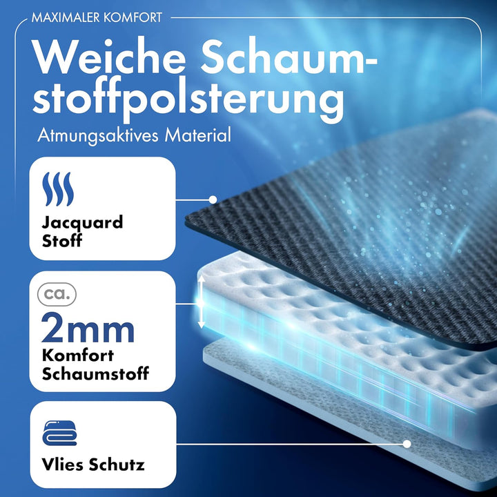 Walser Transporter Sitzbezüge Auto kompatibel mit Ford Transit, Einzelsitz Armlehne innen/Doppelbank