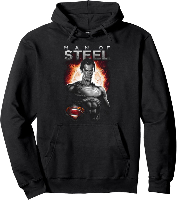 Superman Man of Steel Sun Pullover Hoodie