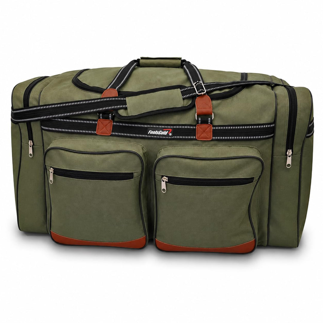 Foolsgold Extra grosse 120L Reisetasche Holdall Tasche Grün, Grün