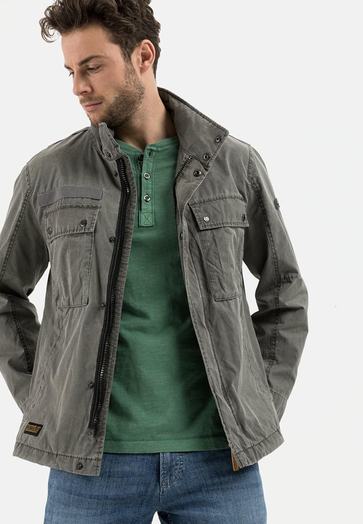 camel active Herren 430800/7u64 Jacke 35 Grau, 35 Grau