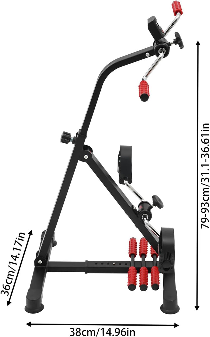 Pedal-Ausbilder Bein Maschinen mit LCD-Display 2in1 Arm und Beintrainer mit Einstellbarem Widerstand
