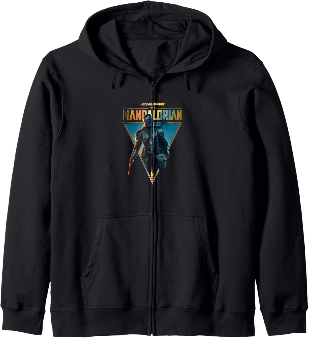 Star Wars: The Mandalorian & The Child Golden Logo Triangle Kapuzenjacke