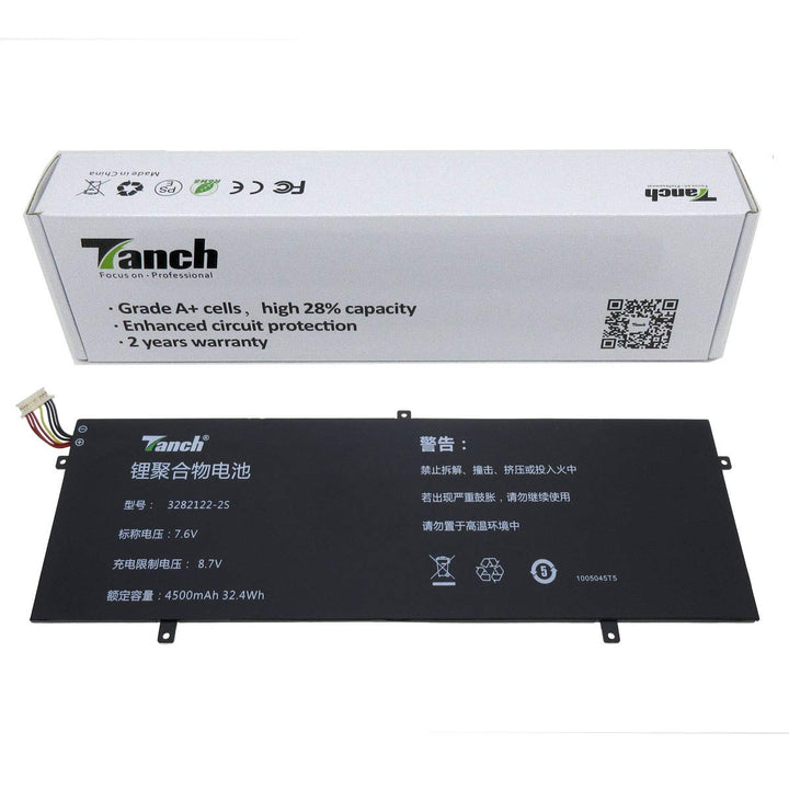 Tanch Laptop-Akku für Jumper Ezbook 3S 3 Pro V4 EZbook 3L Pro Peaq Slim S130 Trekstor Surfbook A13B
