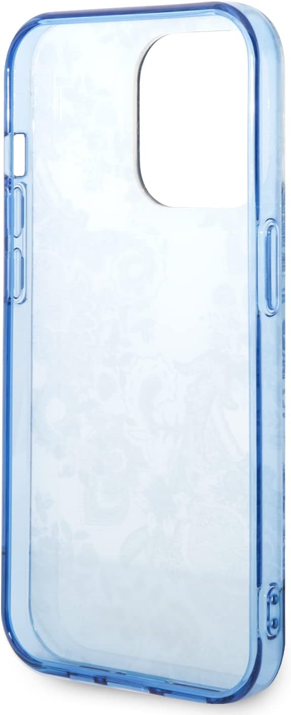 Guess GUHCP14XHGPLHB hülle für iPhone 14 Pro Max 6, 7" blau/Blue hardcase Porcelain Collection, schw