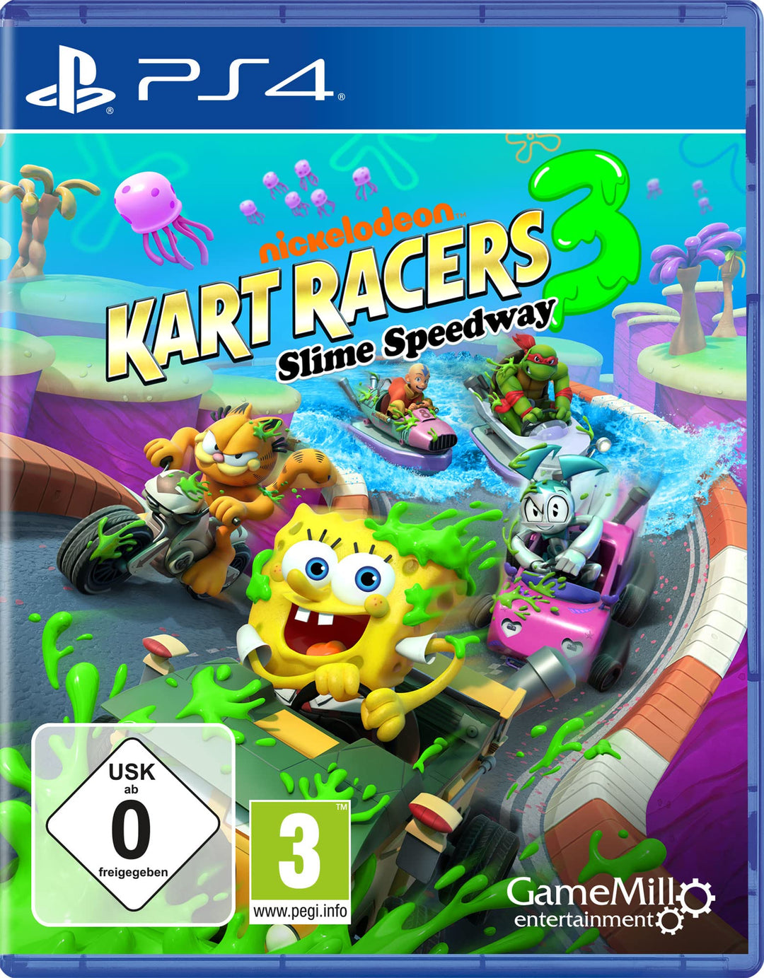 GameMill Entertainment Nickelodeon Kart Racers 3 - Slime Speedway - [PlayStation 4], PlayStation 4