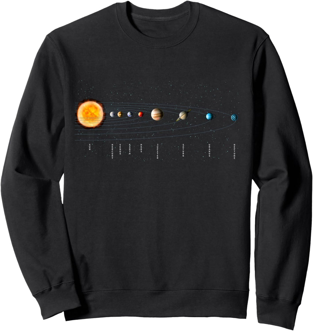 Sonnen-System Planeten Weltraum Universum Astronomie Science Sweatshirt