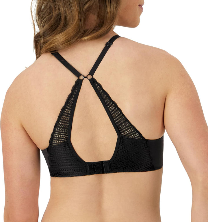Maidenform Damen Comfort Devotion Embellished Bra BH 80D Schwarz, 80D Schwarz