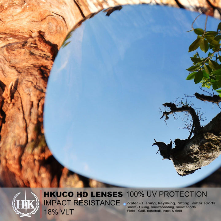 HKUCO Plus Replacement Lenses For Oakley Turbine - 3 pair Combo Pack