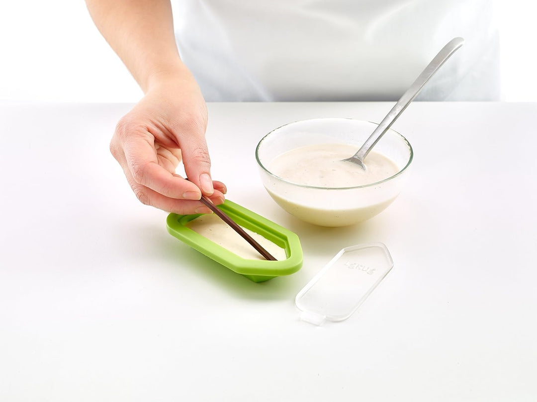 Lékué Set mit 4 klassischen Eisformen aus Silikon, 11,5 cm, 55 ml Set mit 4 Einheiten, Set mit 4 Ein