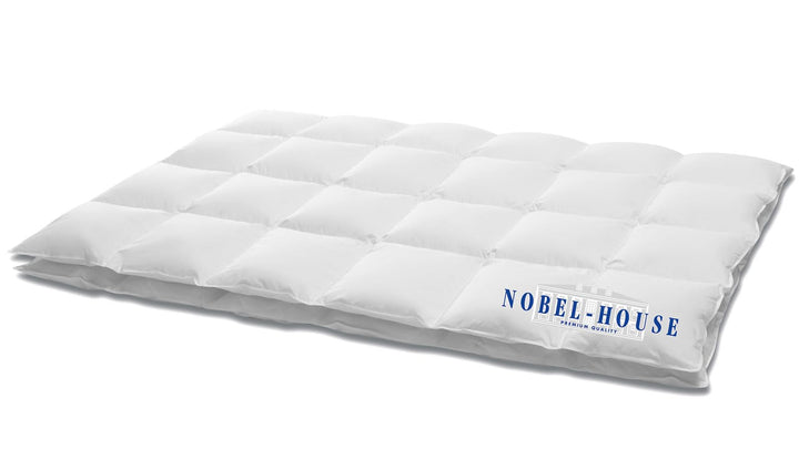Hanskruchen Nobel House Luxus Daunendecke, Leicht, 90% Daunen / 10% Federchen, 155 x 220 cm, 155 x 2
