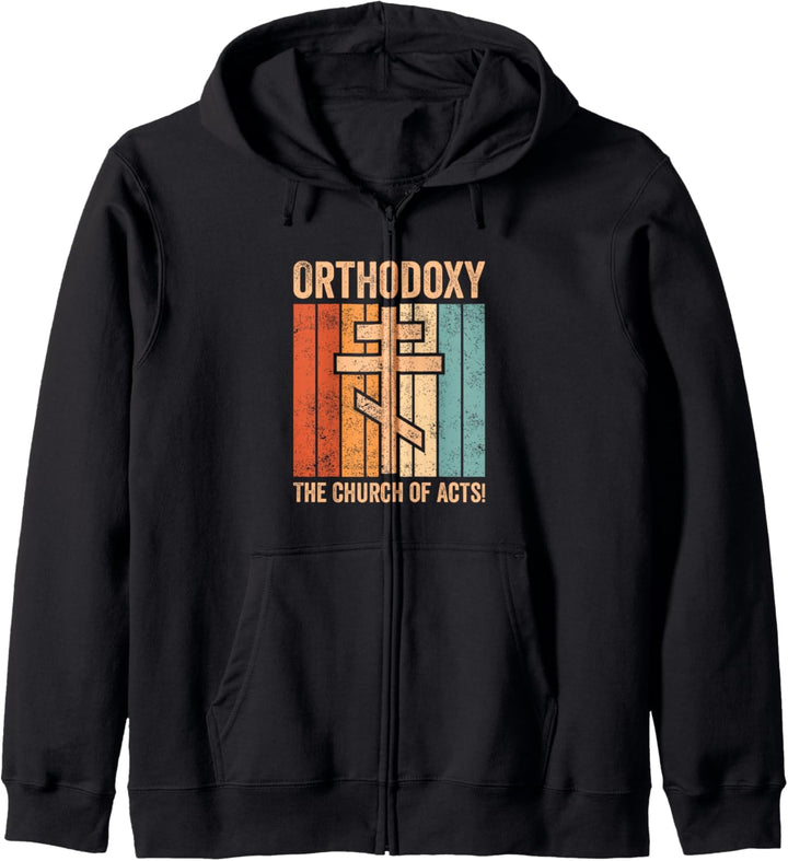 Orthodoxe Orthodoxe Kreuzorthodoxe The Church of Acts! Kapuzenjacke