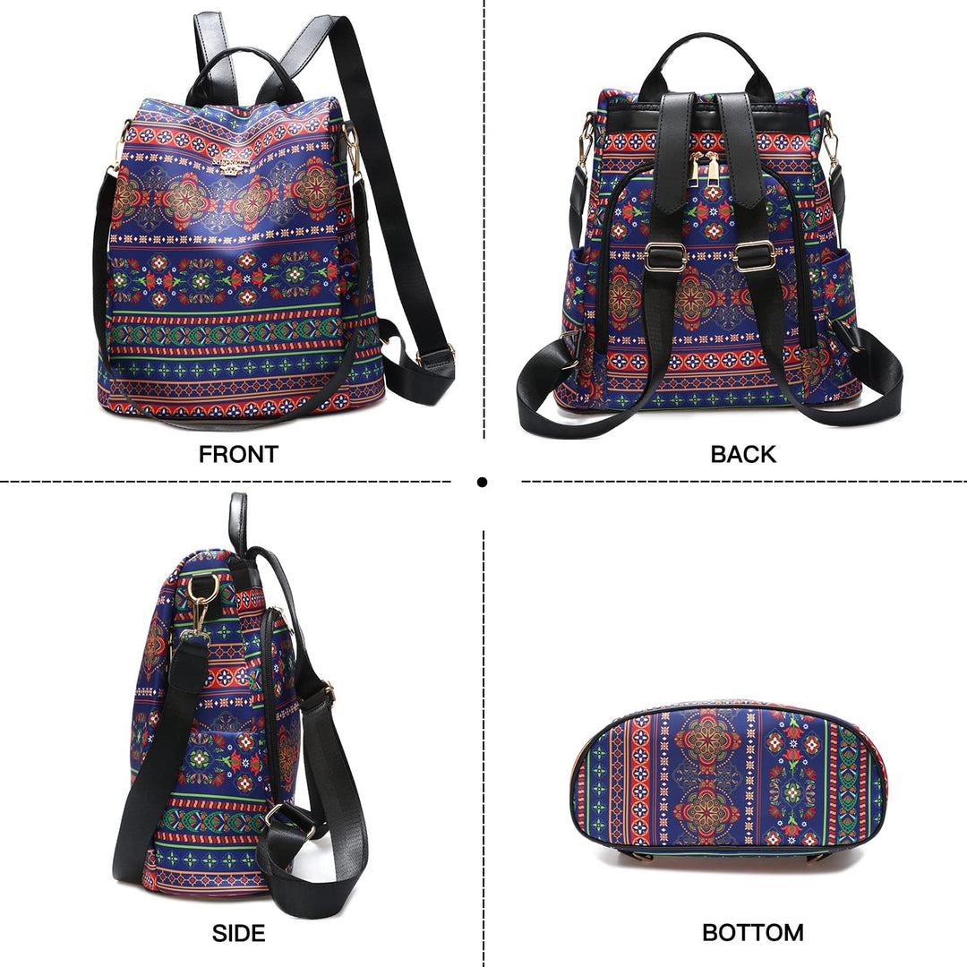 shepretty Damen Rucksack Anti Diebstahl Umhängetasche Multifunktions Schultaschen 8864-m266-a M, 886