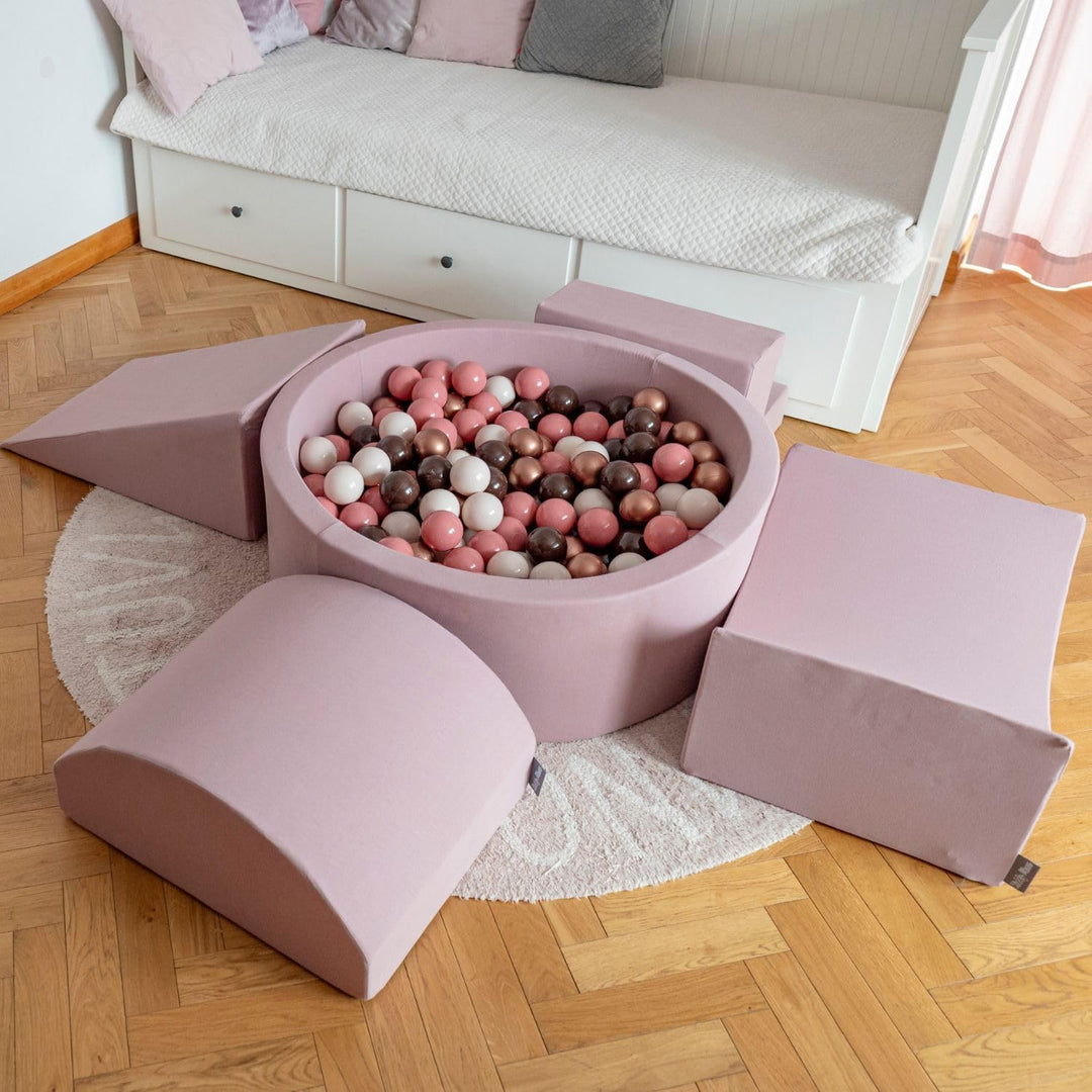 KiddyMoon Spielplatz Aus Schaumstoff Hindernisläufen, Element Stüfchen, Erikafarben Multi-Grösse Eri