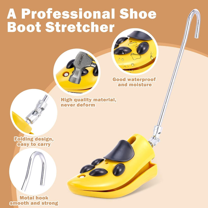 Exshoiu Schuhspanner, Schuhdehner für Stiefel, 1 Paar Schuhdehner Schuhweiter Stiefeletten, Verstell