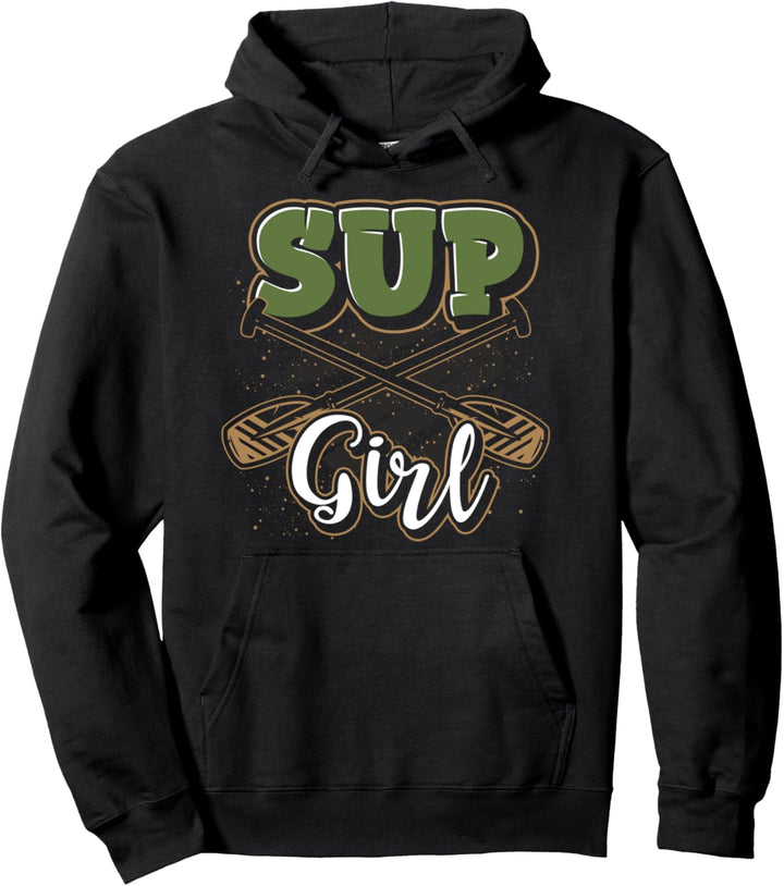 Stand Up Paddler Wassersport SUP Mädchen Stand Up Paddling Pullover Hoodie