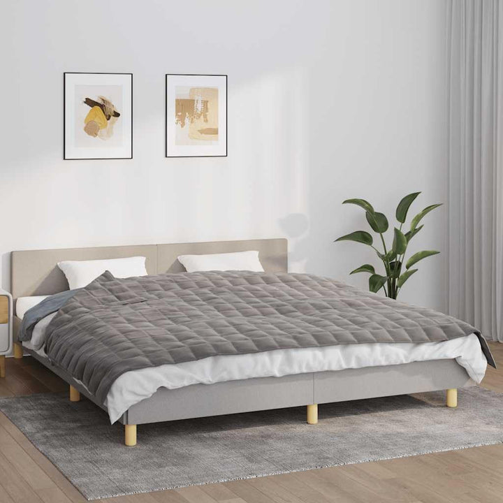 Revera Gewichtsdecke grau 155 x 220 cm 11 kg Stoff
