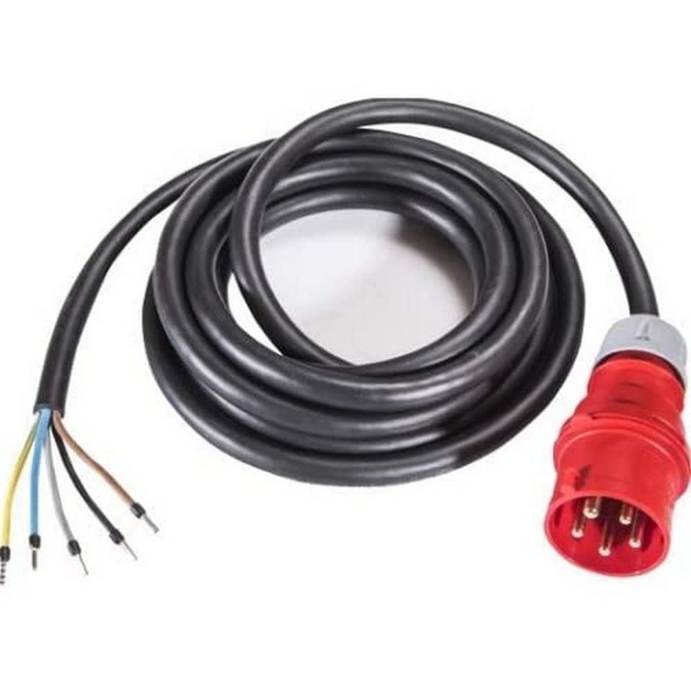 SIROX® CEE-Anschlussleitung H07RN-F Stromstärke 32 A, Querschnitt 5 x 4,0 mm², Länge 5 m