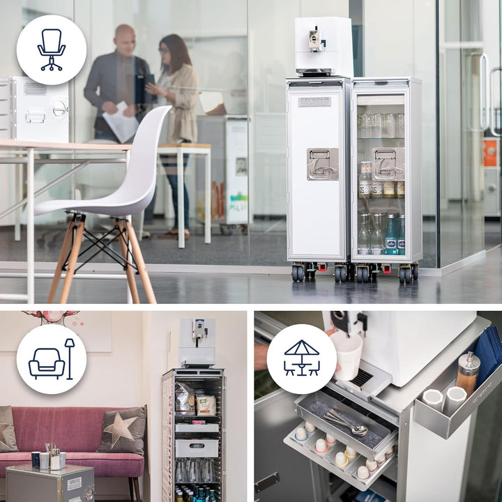 Ausstattungspaket für Flugzeugtrolleys und Airline Trolleys, Kaffeebar, KSSU-Norm