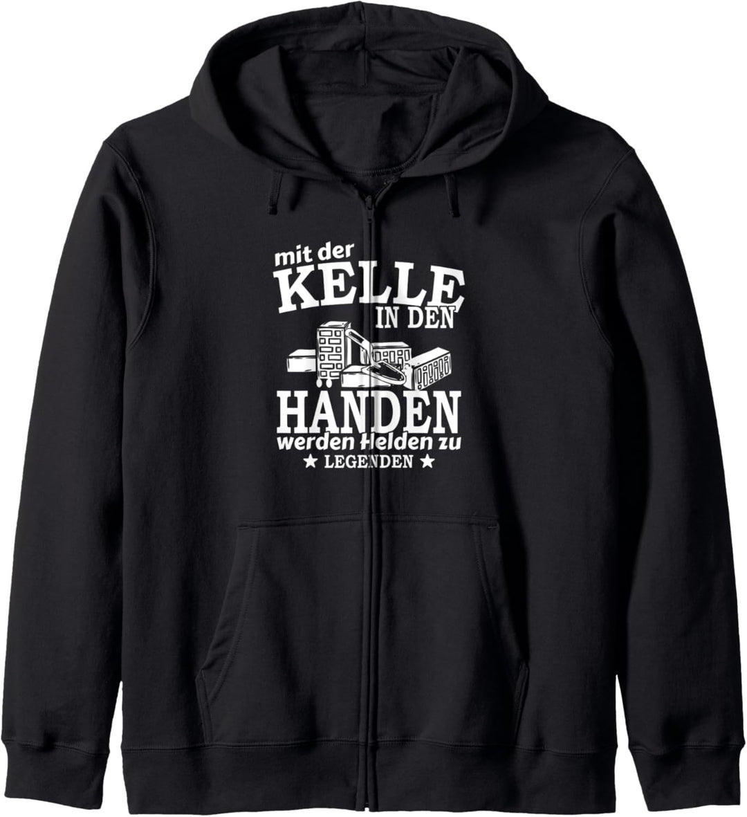 Mit der Kelle in den Händen werden Helden zu Legenden Kapuzenjacke