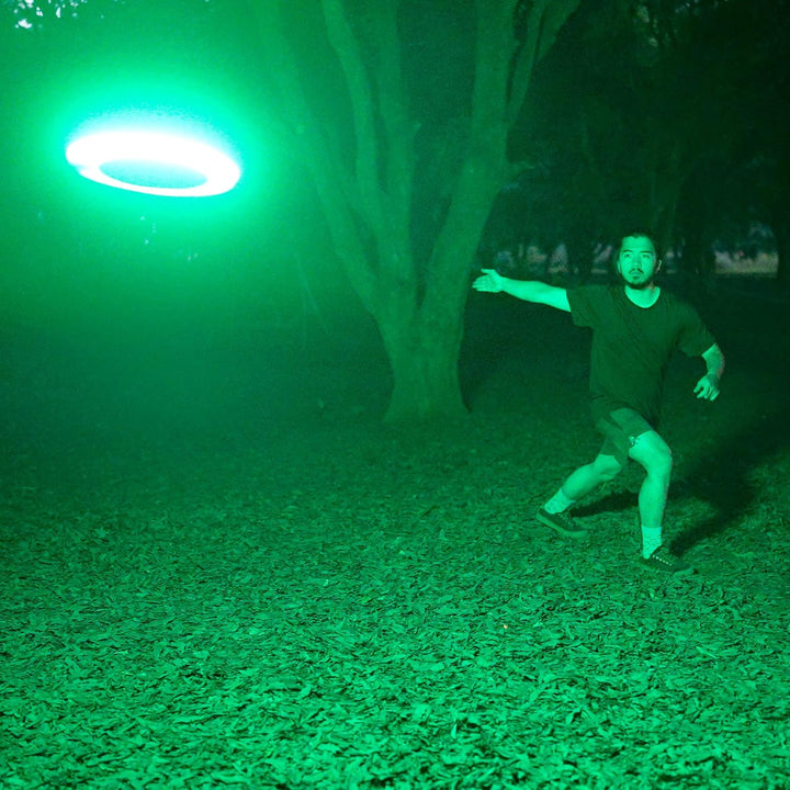TOSY Flying Disc – 16 Millionen RGB-Farben oder 36 LEDs, Hell, Smart-Modi, automatisches Aufleuchten