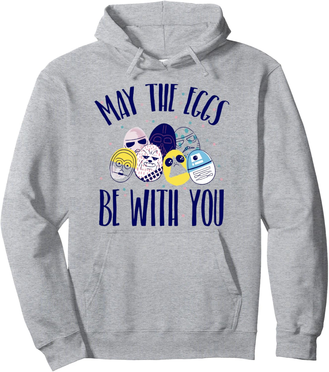 Star Wars Ostern May The Eggs Be With You Text Pullover Hoodie