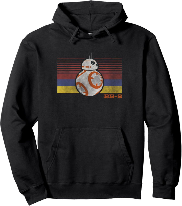 Star Wars BB-8 Retro Stripes Episode 7 Pullover Hoodie