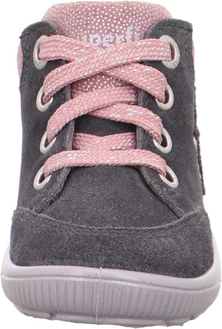 Superfit STARLIGHT Sneaker 0-500438 Mädchen 22 EU Grau Rosa 2000, 22 EU Grau Rosa 2000