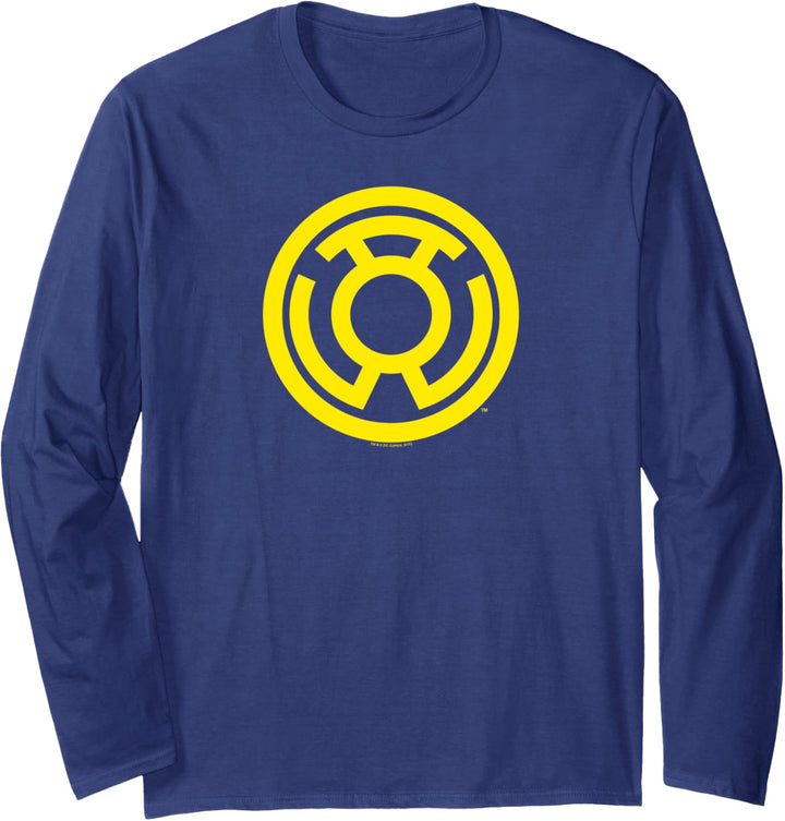 Green Lantern Yellow Emblem Langarmshirt