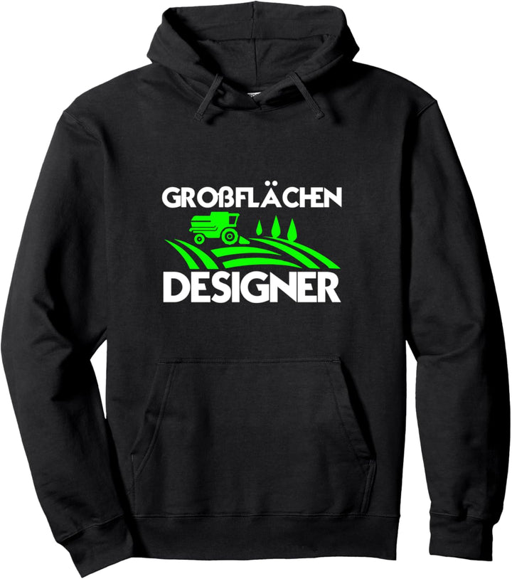 Grossflächen Designer Landwirt Pullover Hoodie