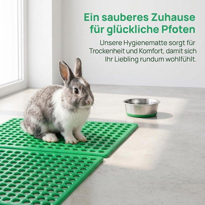 GALPADA 2 Stück Kaninchen Käfig Matten Käfigbodenmatte Aus Abs Hasen Bodengitter Mit Löchern Für Kan