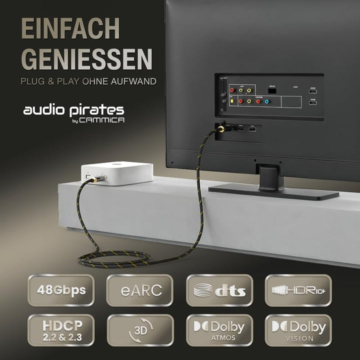 audio pirates SOPHIE HDMI 2.1 KABEL - Parent (Perfect, 1,5 Meter) 1,5 Meter Perfect, 1,5 Meter Perfe