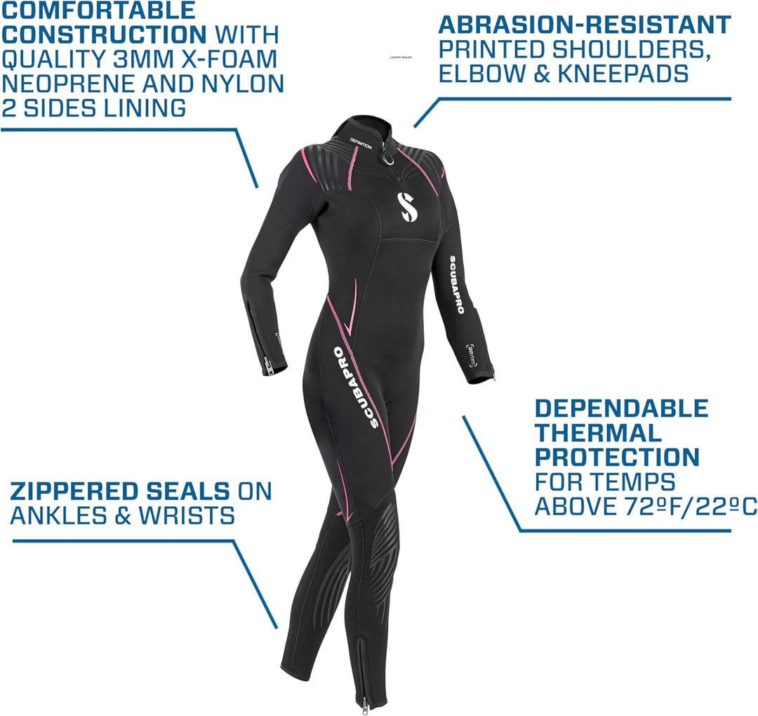 Scubapro Defintion 3.0 Damen Tauchanzug L/42, L/42