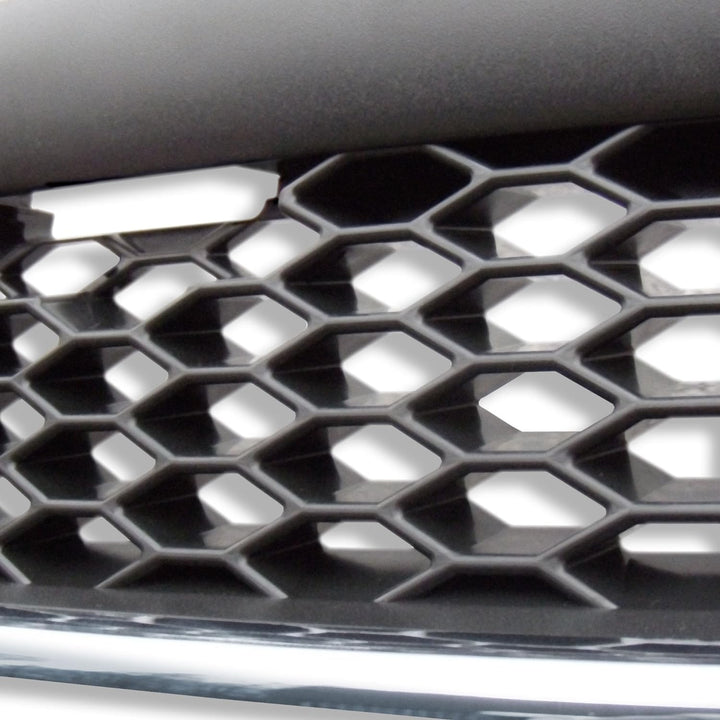 JOM Car Parts &amp; Car Hifi GmbH 6320027MOE Kühlergrill ohne Emblem mit Chromrahmen und Wabengitter, sc