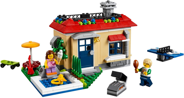 LEGO Creator 31067 - "Ferien am Pool Konstruktionsspiel, bunt