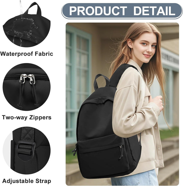 WEPLAN Schulrucksack Mädchen Jungen Causal Schultasche College Rucksack Schule Teenager Schulmädchen