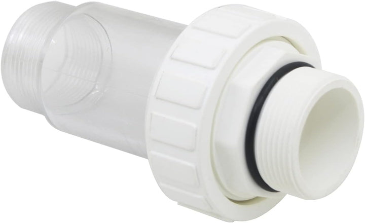 Übergangsverschraubung pvc verschraubung aussengewinde 1-1/2 o ring poolpumpe poolfilter sandfilterp