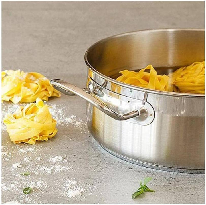BRA Profesional | Kochtopf mit Edelstahldeckel, Grau, 16 cm, 16 cm