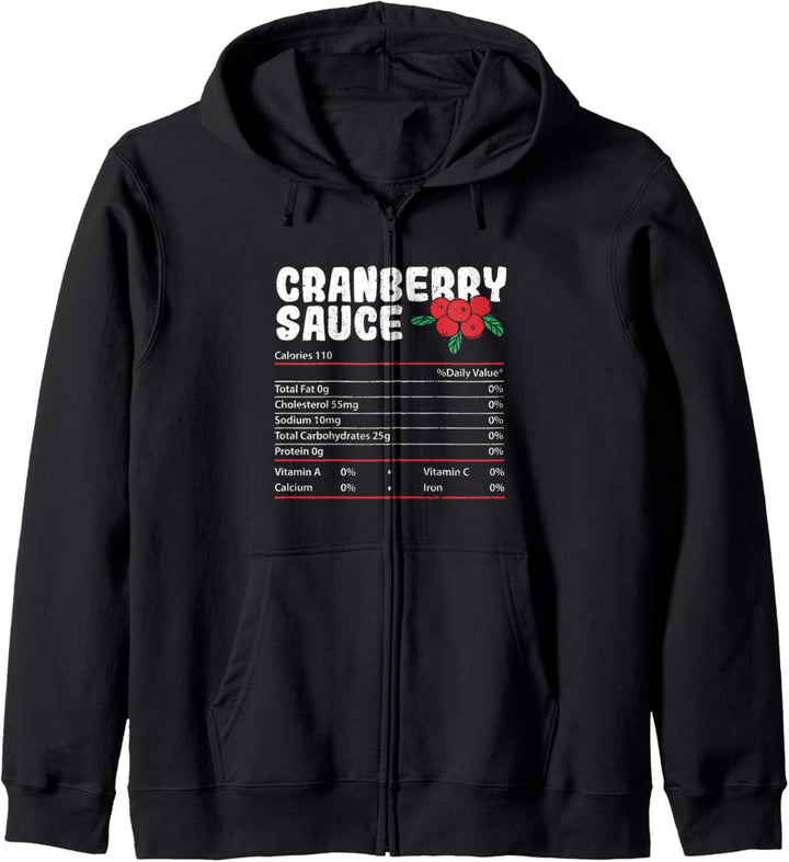 Sosse: Cranberry Sauce Nutrition Facts - Preiselbeeren Kapuzenjacke