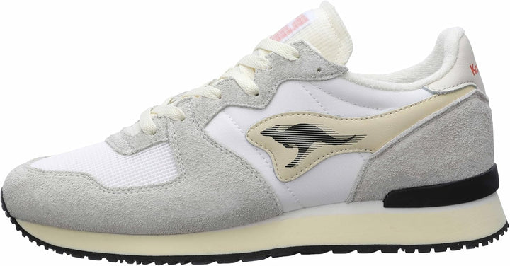 KangaROOS Unisex Aussie Mono Sneaker 38 EU Cream White, 38 EU Cream White