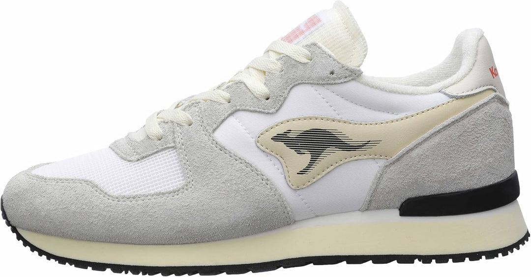 KangaROOS Unisex Aussie Mono Sneaker 42 EU Cream White, 42 EU Cream White